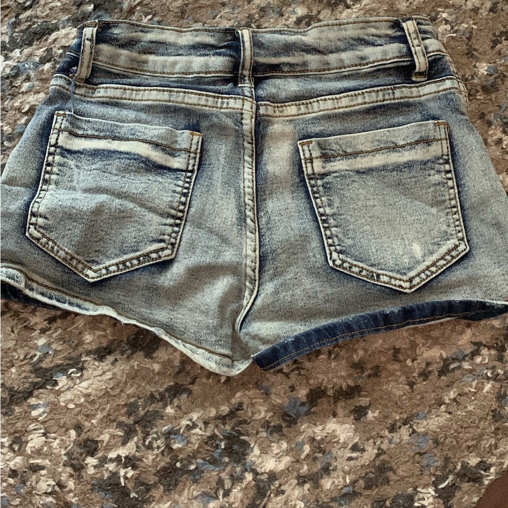 Denim mini skirt
